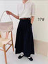 Women Belted Pleated Skirts